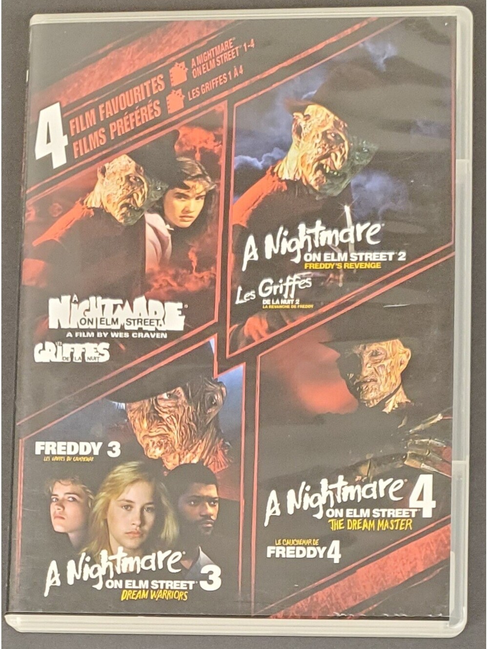 A Nightmare on Elm Street 4 Film Collection DVD Set VG